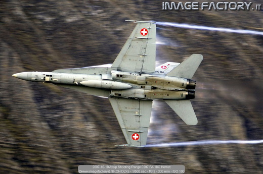 2007-10-10 Axalp Shooting Range 0297 FA-18C Hornet